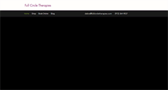 Desktop Screenshot of fullcircletherapies.com